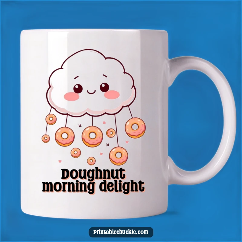 Funny Donut Rain Cloud Mug: Sweet Treats, a Hilarious and Funny Gift for All