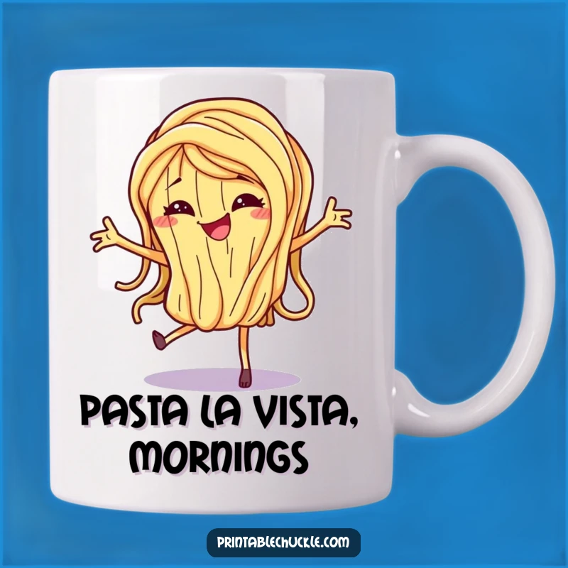 Funny Dancing Spaghetti Noodle Mug - Hilarious Pasta Lover Gift