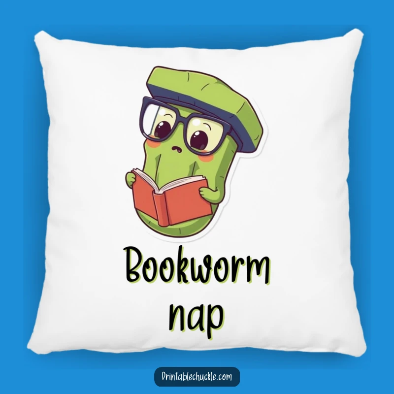 Funny Proud Pickle Specs Pillow - Cozy Comfort with a Side of Wit