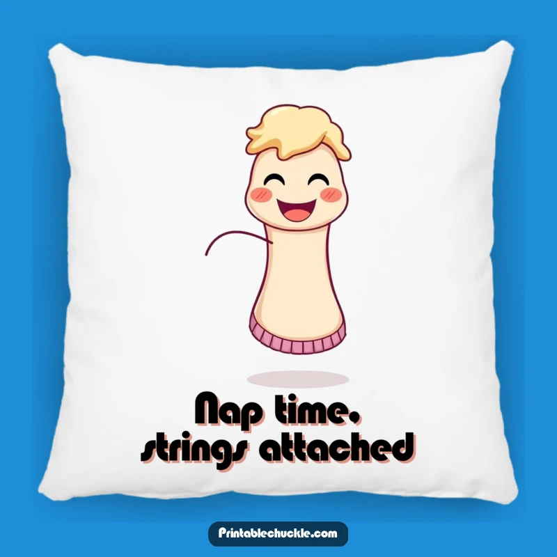 Soft Funny Sock Puppet Pillow, Cozy Accent for Playful Rooms