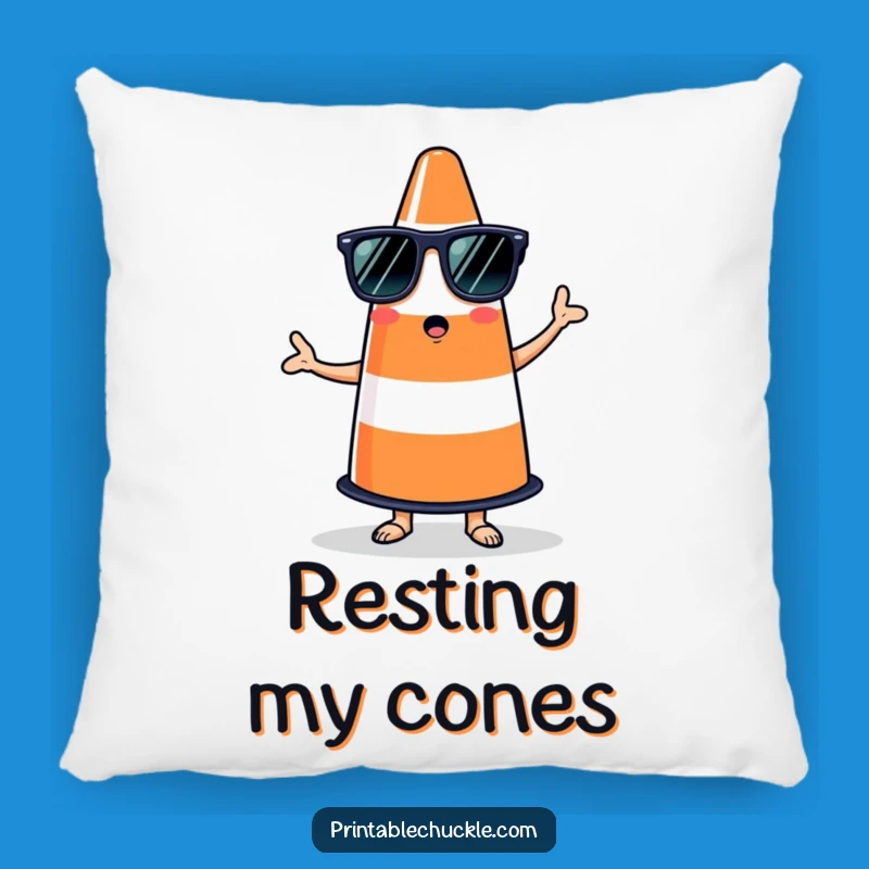 Soft Funny Salsa Cone Pillow, Cozy Accent for Bewildered Vibes