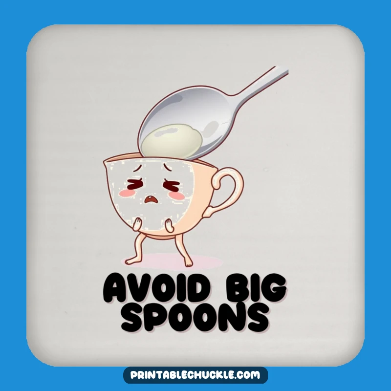 Funny Teacup Coasters: Protect Surfaces from Kitchen Comedies