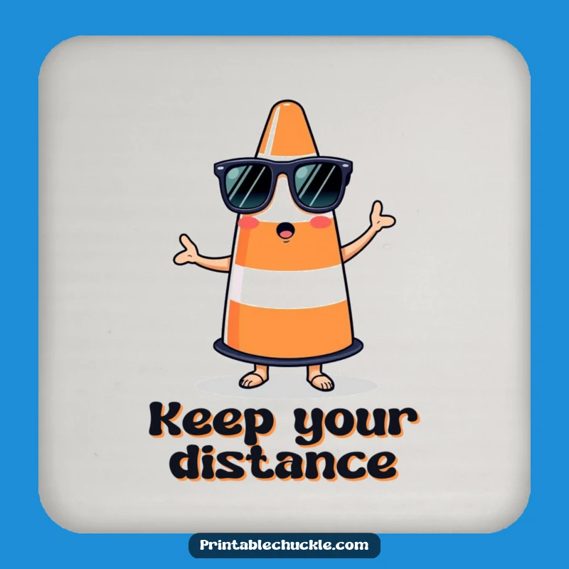 Funny Salsa Cone Coaster Set, Protect Surfaces with Absurd Charm