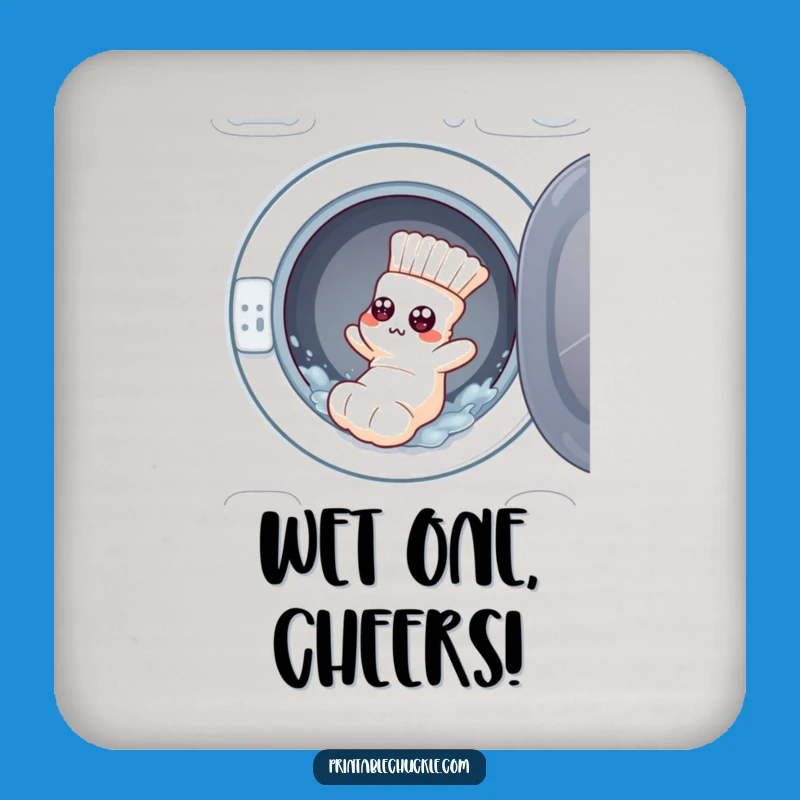 Funny Sock Drink Coaster: Protect Your Surfaces from Laundry Mishaps