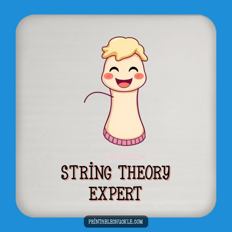 Funny Sock Puppet Coaster Set, Protect Surfaces with Playful Charm