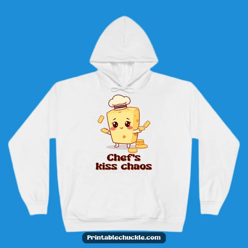 Funny Cheese Chef Hoodie: Cozy Culinary Comedy Gift