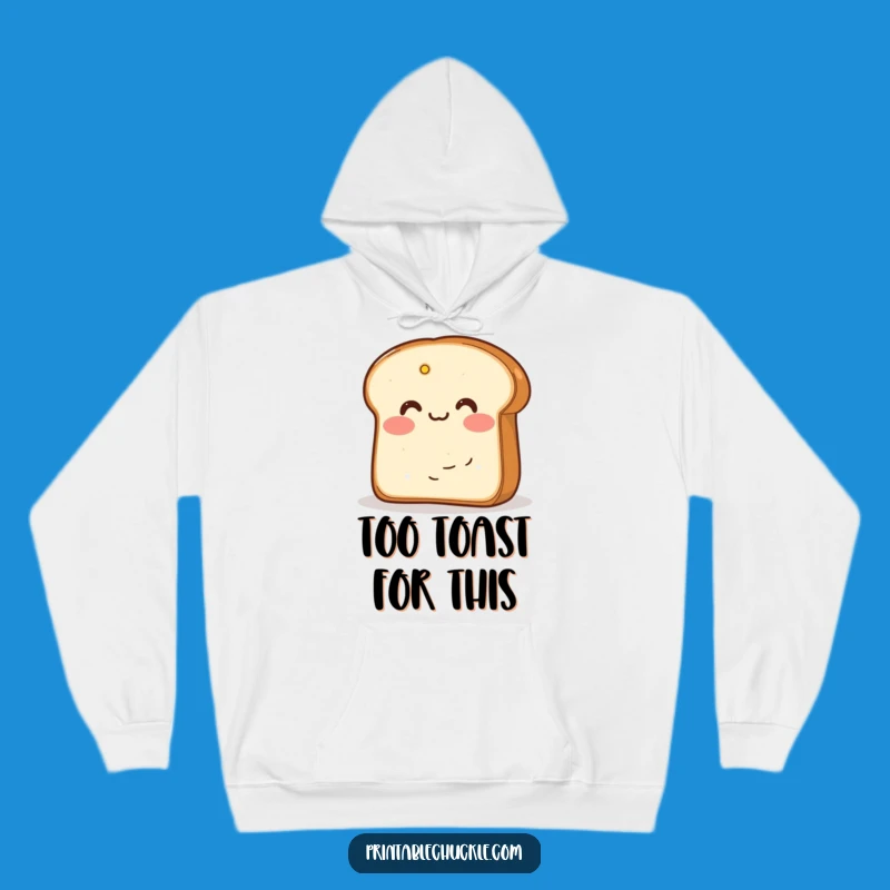 Funny Blushing Bread Butter Hoodie: Cozy Comfort with a Hint of Shyness