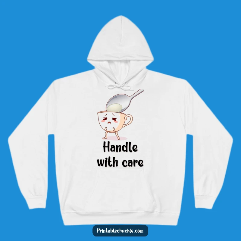Funny Teacup Hoodie: Cozy Comfort for Your Comical Kitchen Fears