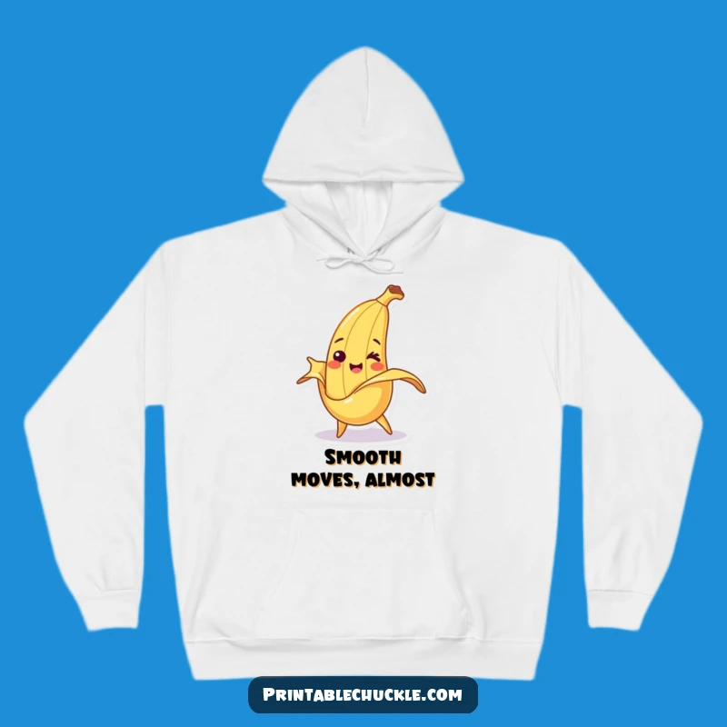 Funny Banana Slip Smile Hoodie: Cozy Up with Cheerful Mishaps