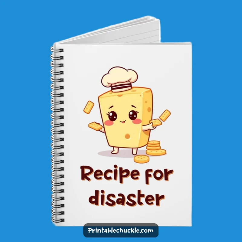 Funny Cheese Chef Notebook: Jot Down Deliciously Humorous Ideas