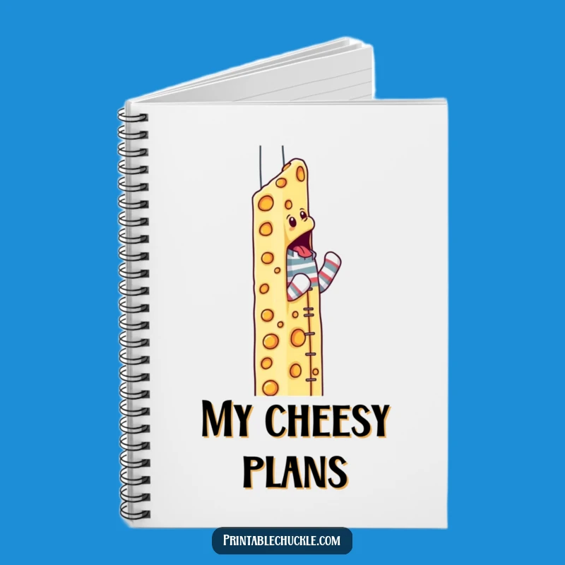 Funny Cheese Skyscraper Sock Puppet Notebook: Determined Climber Journal, Great Funny Gift