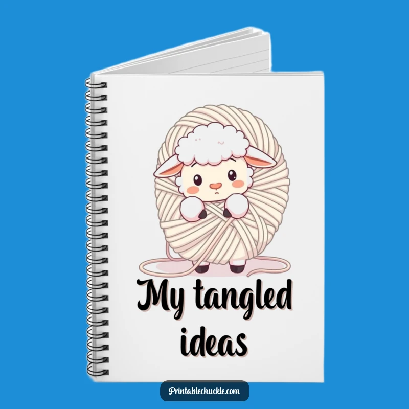 Confused Sheep Funny Notebook - Journal Cozy Ideas Gift