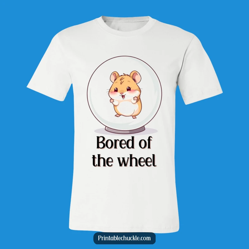 Funny Hamster Escape T-Shirt: Hilarious Pet Graphic Tee, Perfect Funny Gift for Animal Fans
