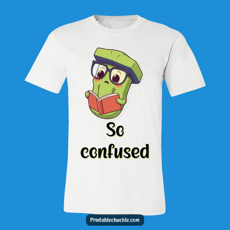 Funny Proud Pickle Specs T-Shirt - Hilarious Bookworm Apparel