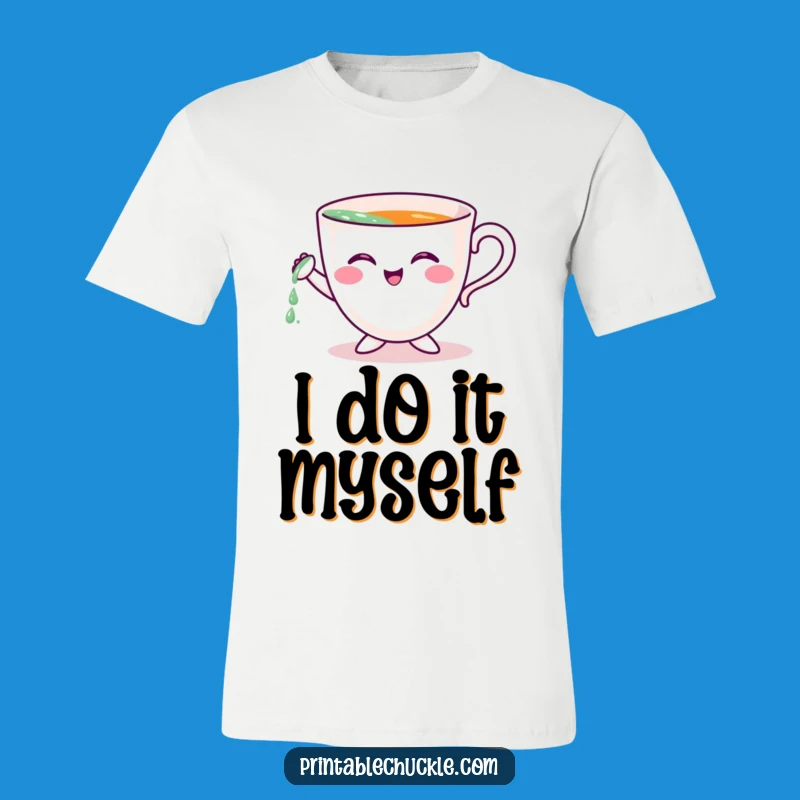 Funny Teacup T-Shirt: Wear Your Morning Brew Humor with This Quirky Tee