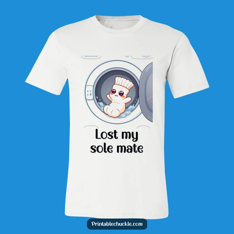 Funny Sock T-Shirt: Embrace Laundry Mayhem with This Googly Eyed Tee