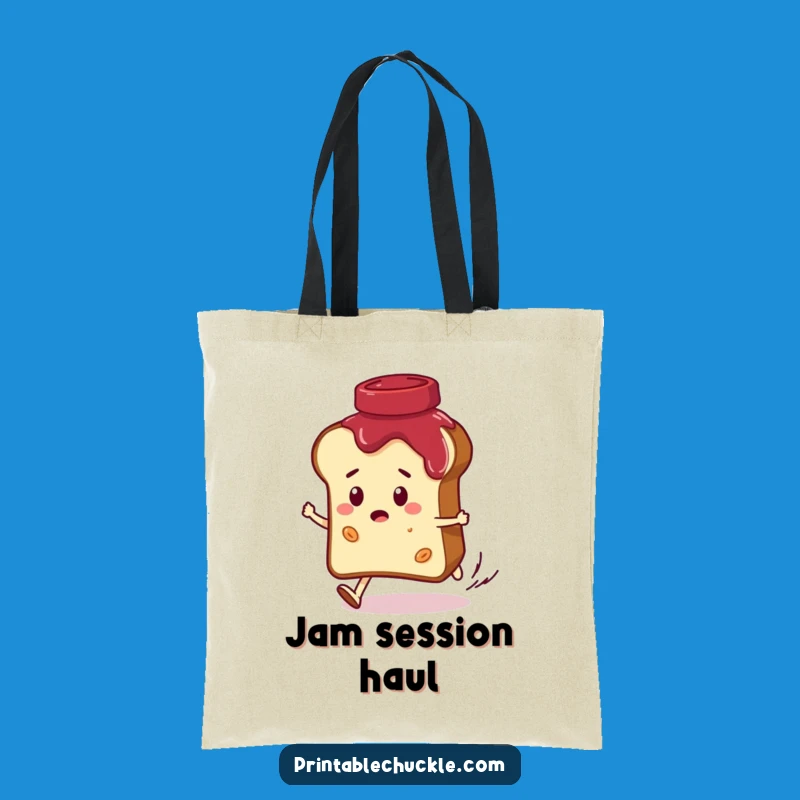 Funny Bread vs Jam Tote: Carry Your Laughs in This Breakfast Bag Funny Gift